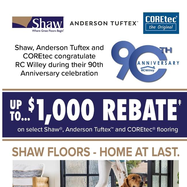 Be Inspired by Shaw, Anderson Tuftex and COREtec Flooring