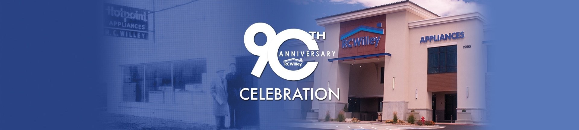 RC Willey's 90th Anniversary celebration