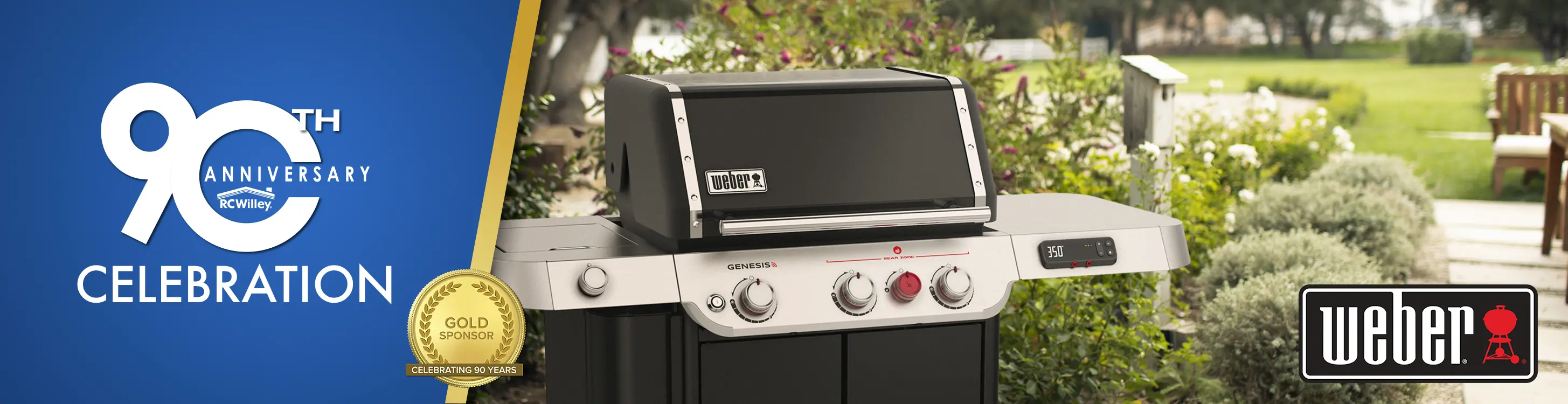 RC Willey's 90th Anniversary Sponsor Weber