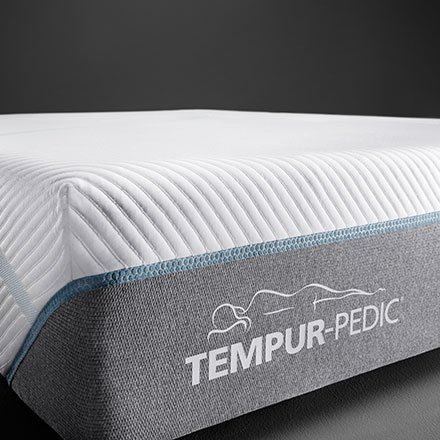 close up of a Tempur-Pedic mattress