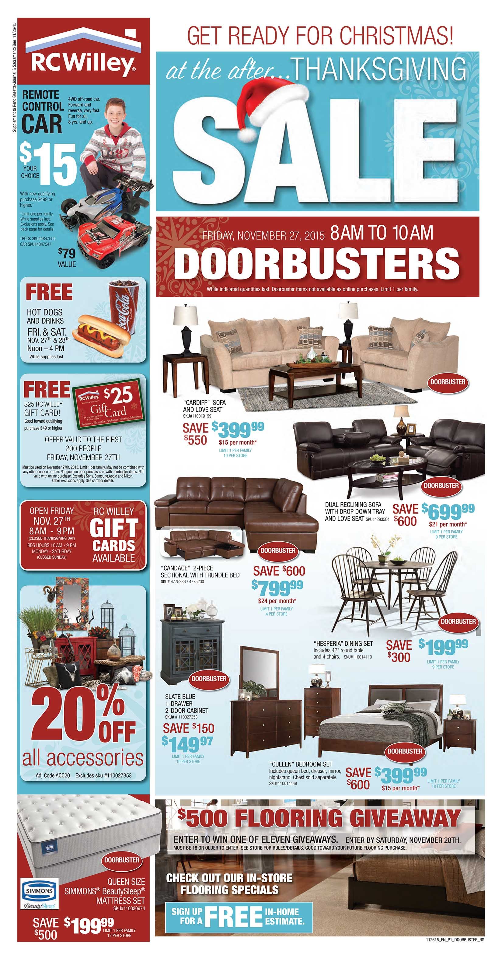 Black Friday Sale & Doorbusters Furniture RC Willey