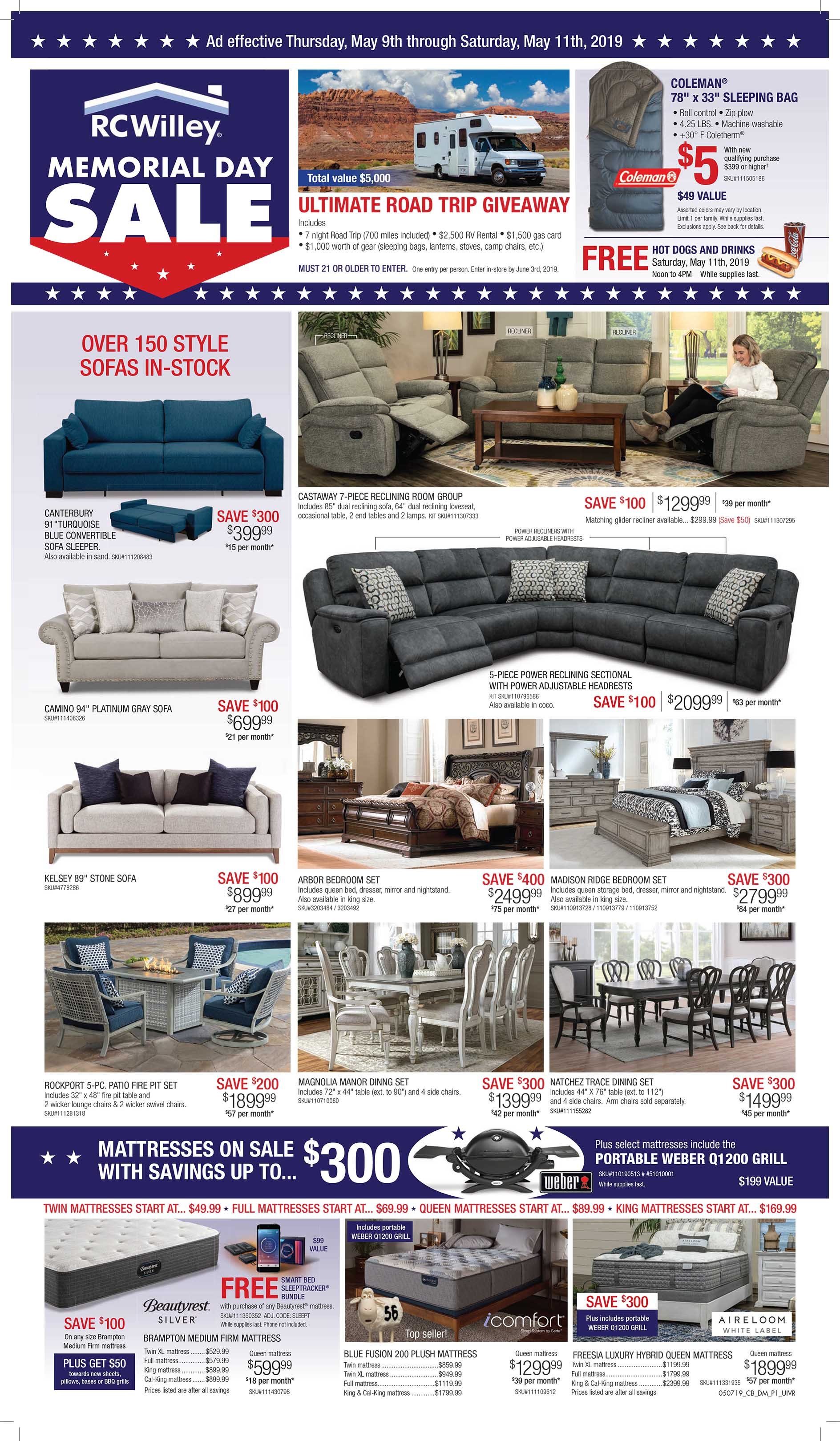 Memorial Day Sale! | RC Willey Furniture Store