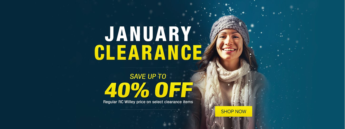 Shop Clearance at RC Willey and save up to 40% off