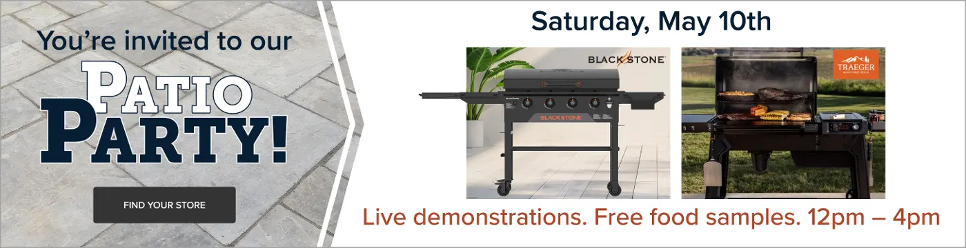 You're Invited to Our Patio Party