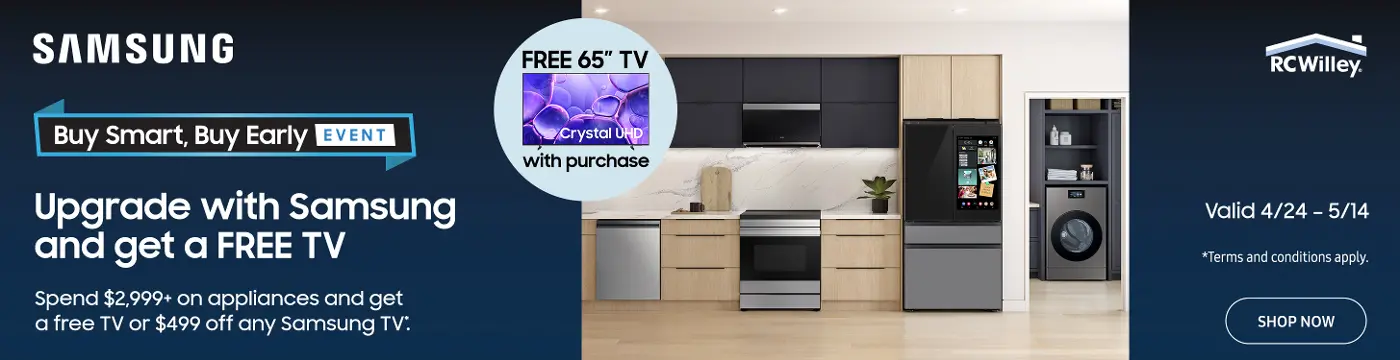 Upgrade with Samsung and get a free TV