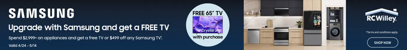 Upgrade with Samsung and get a free TV