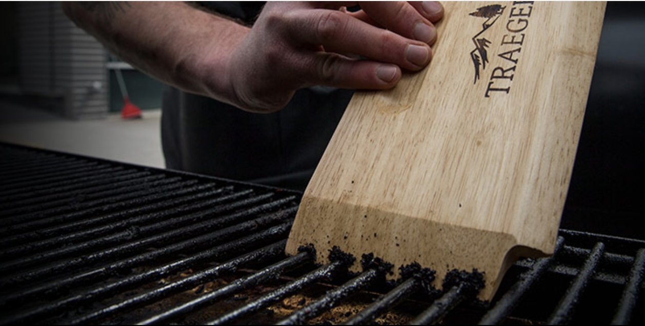 Traeger Grill Wooden Grill Grate Scrape