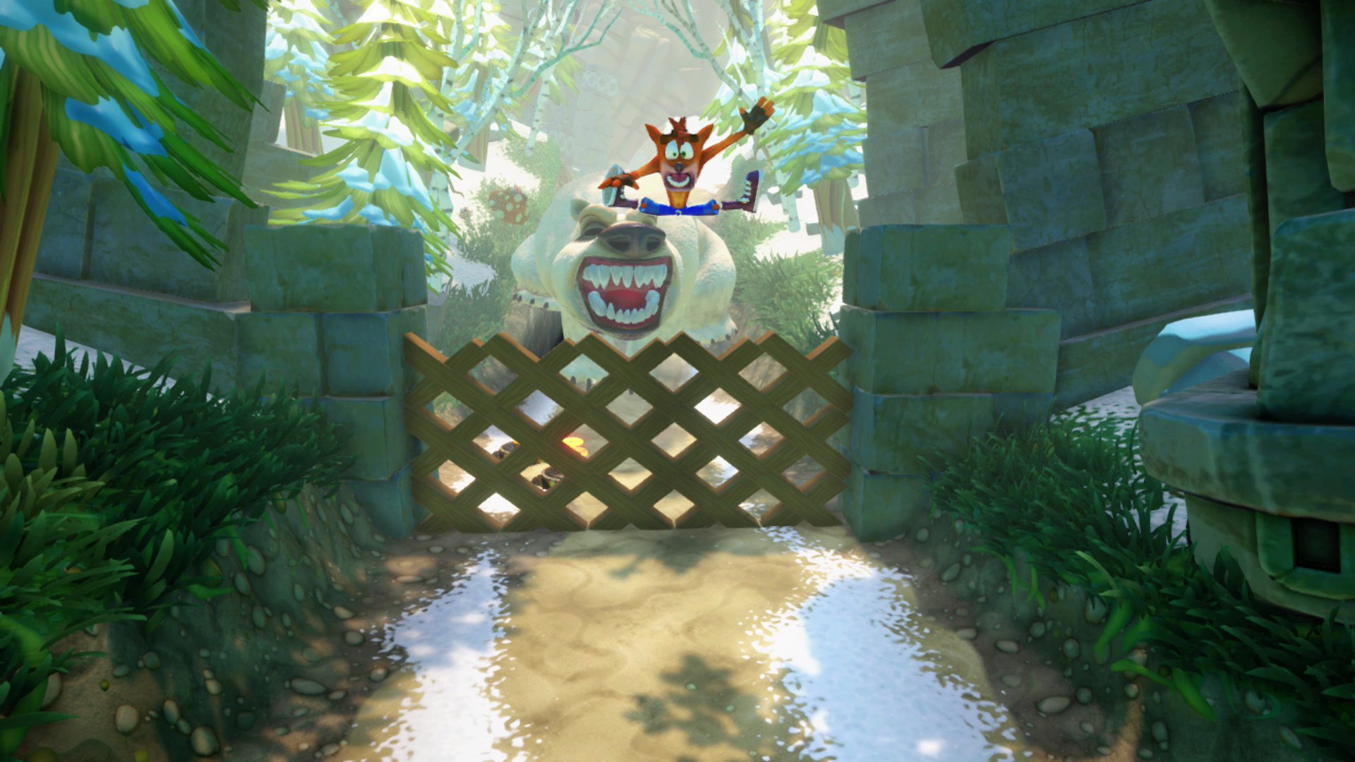 Crash Bandicoot gameplay on Nintendo Switch