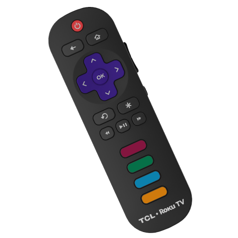 remote for roku on tcl tv