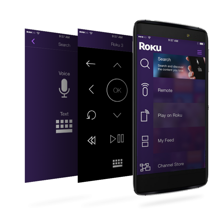 smartphone roku mobile app