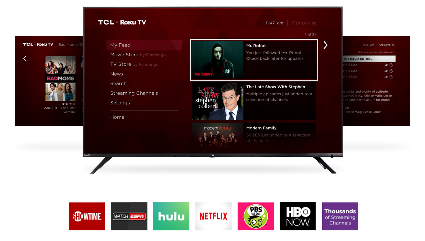 Roku smart tv platform