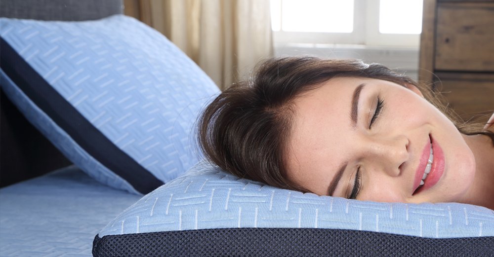 Laying on a Blue Burrito Pillow