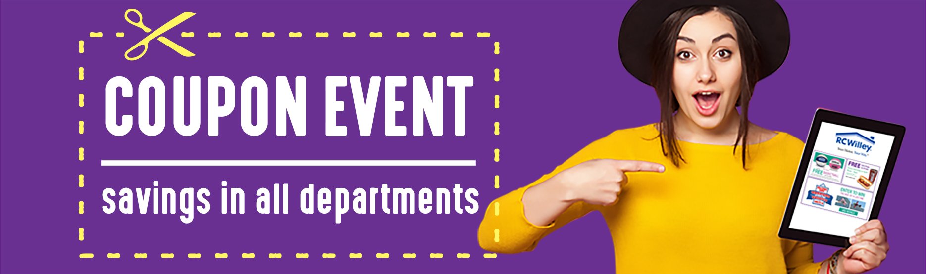 RC Willey Spring 2018 Coupon Event Savings in all Departments