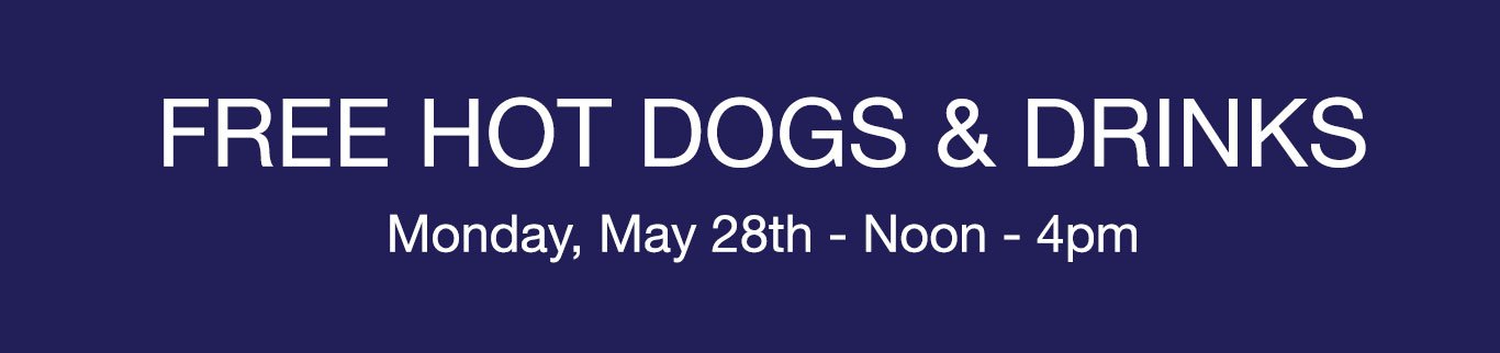 Memorial Day Free Hot Dogs and Drinks