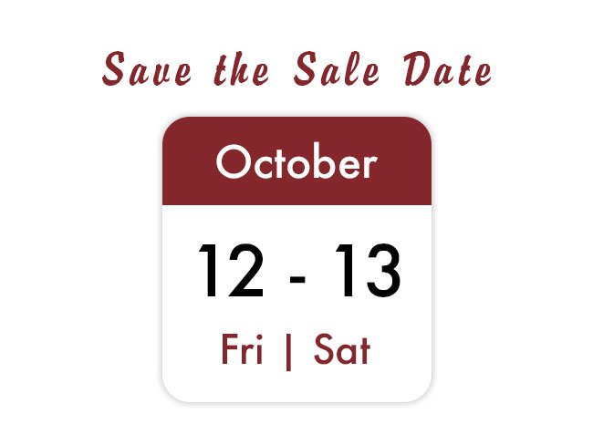 Save the Date October 12 - 13