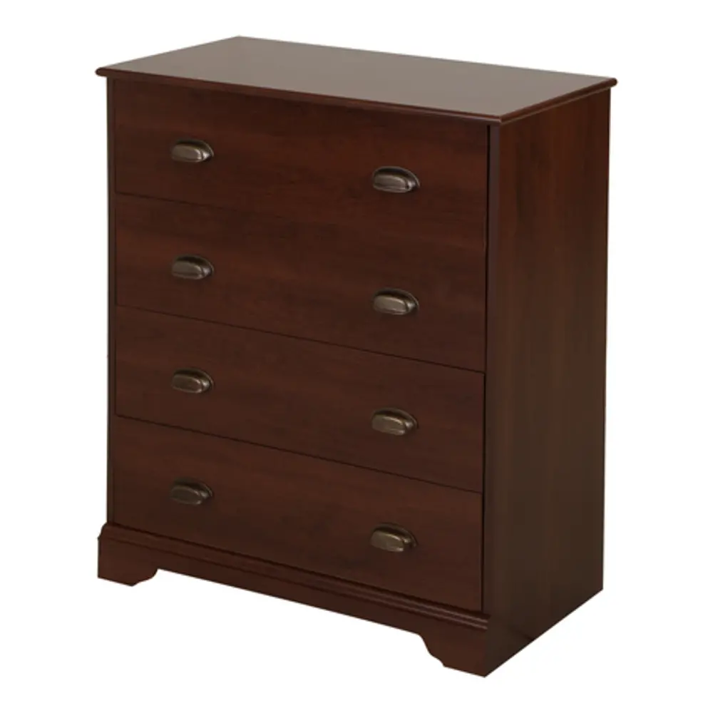 9022034 Cherry 4-Drawer Chest - Fundy Tide-1
