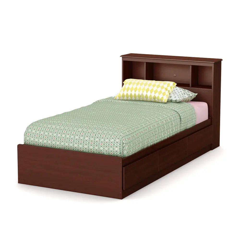 10051 Cherry Twin Mates Bed - Summer Breeze -1