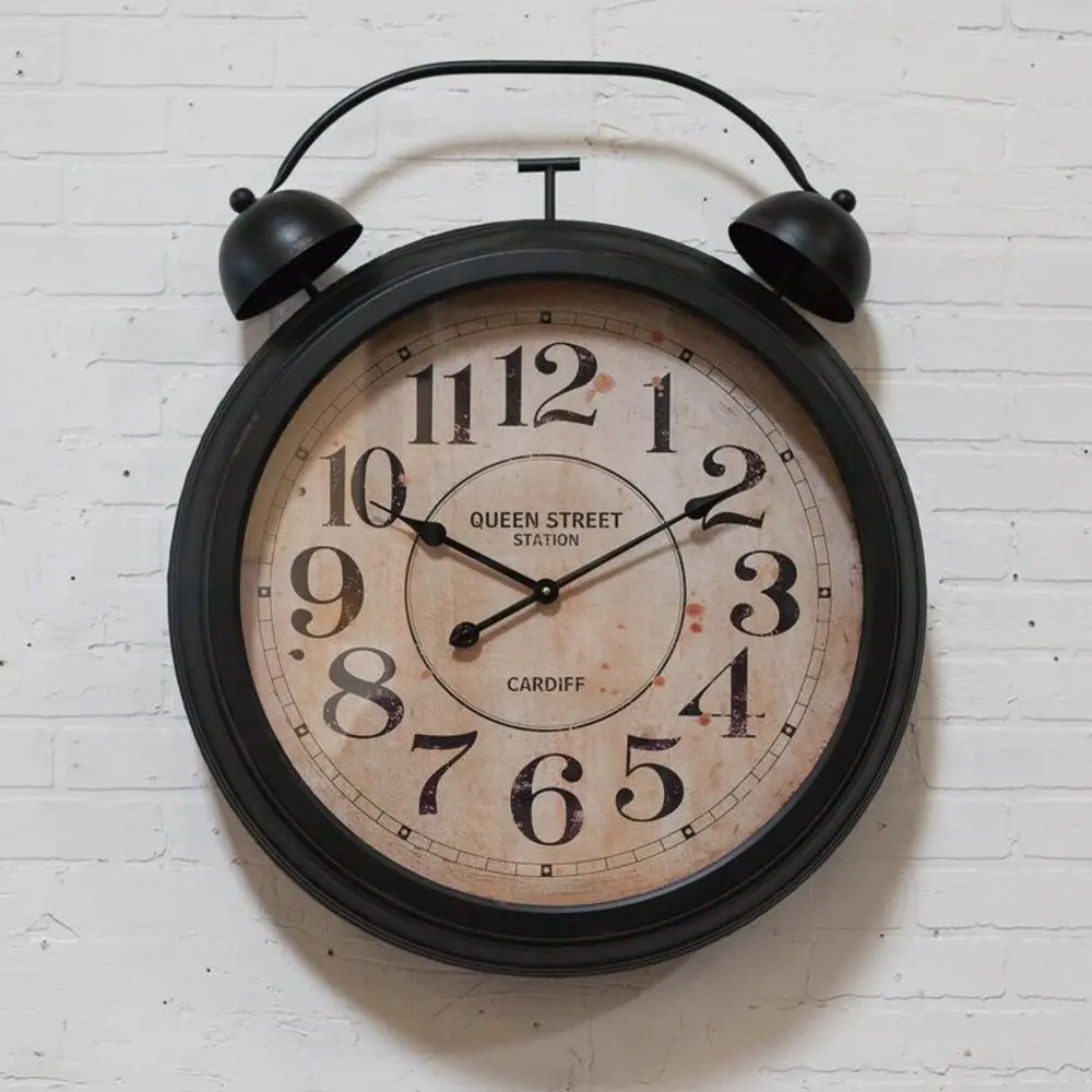 34 Inch Metal Framed Alarm Clock-1