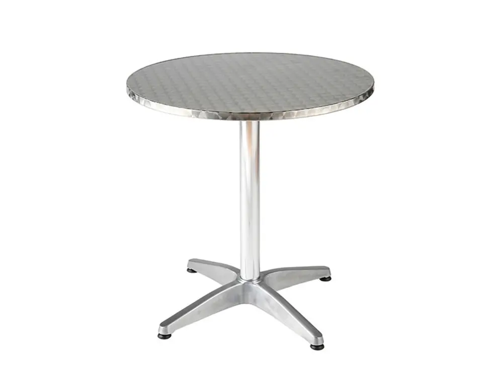 Stainless Steel Bistro Table (27 Inch) - Allan -1