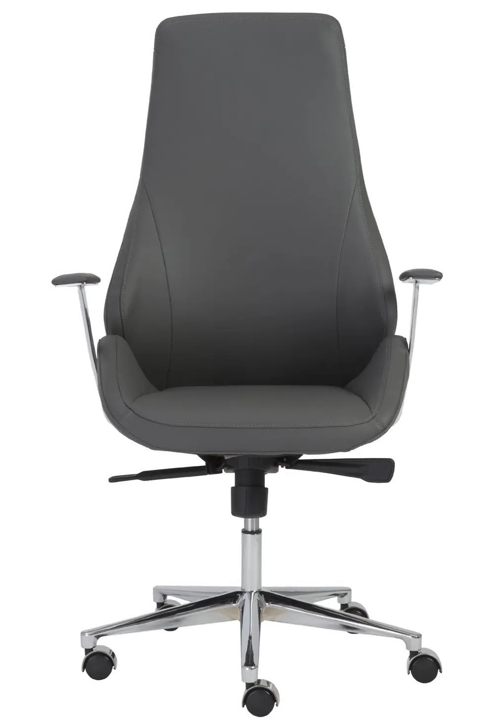 Gray High-Back Office Chair - Bergen -1