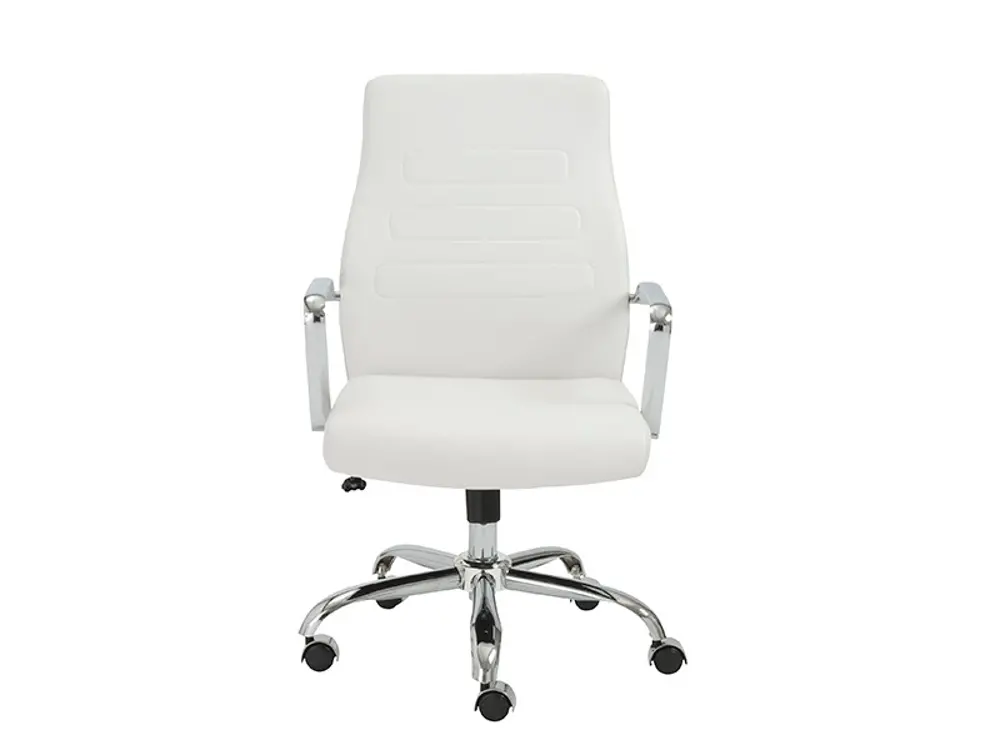 White Office Chair - Fenella -1