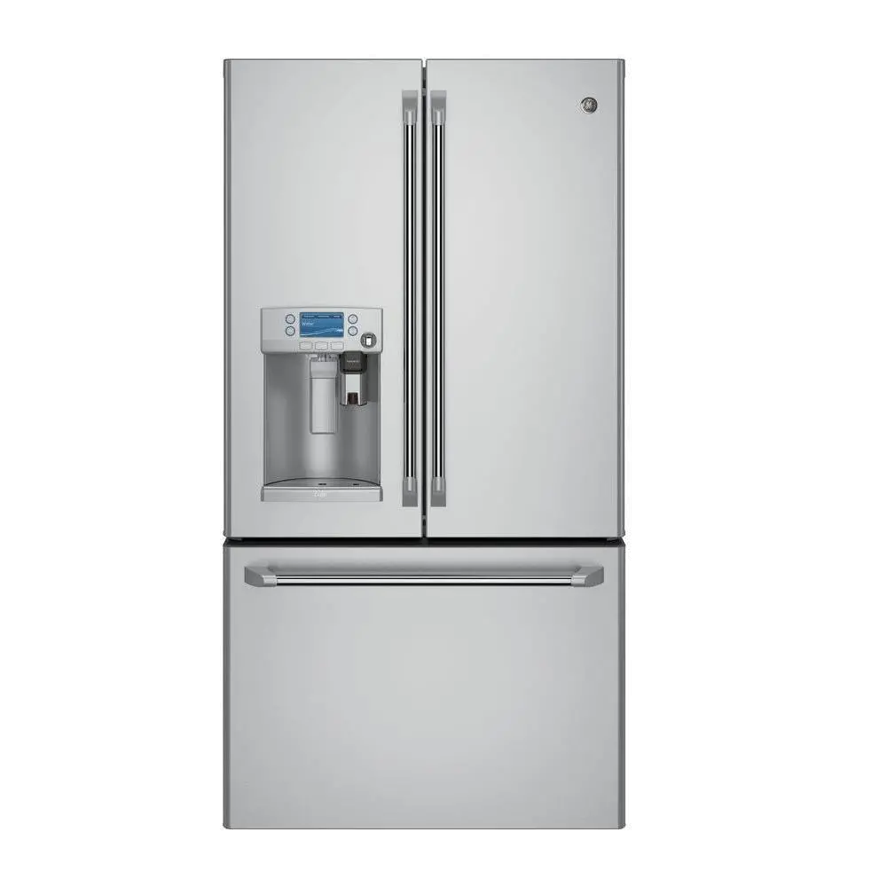 CYE22USHSS Cafe French Door Refrigerator Counter Depth - 36 Inch Stainless Steel-1
