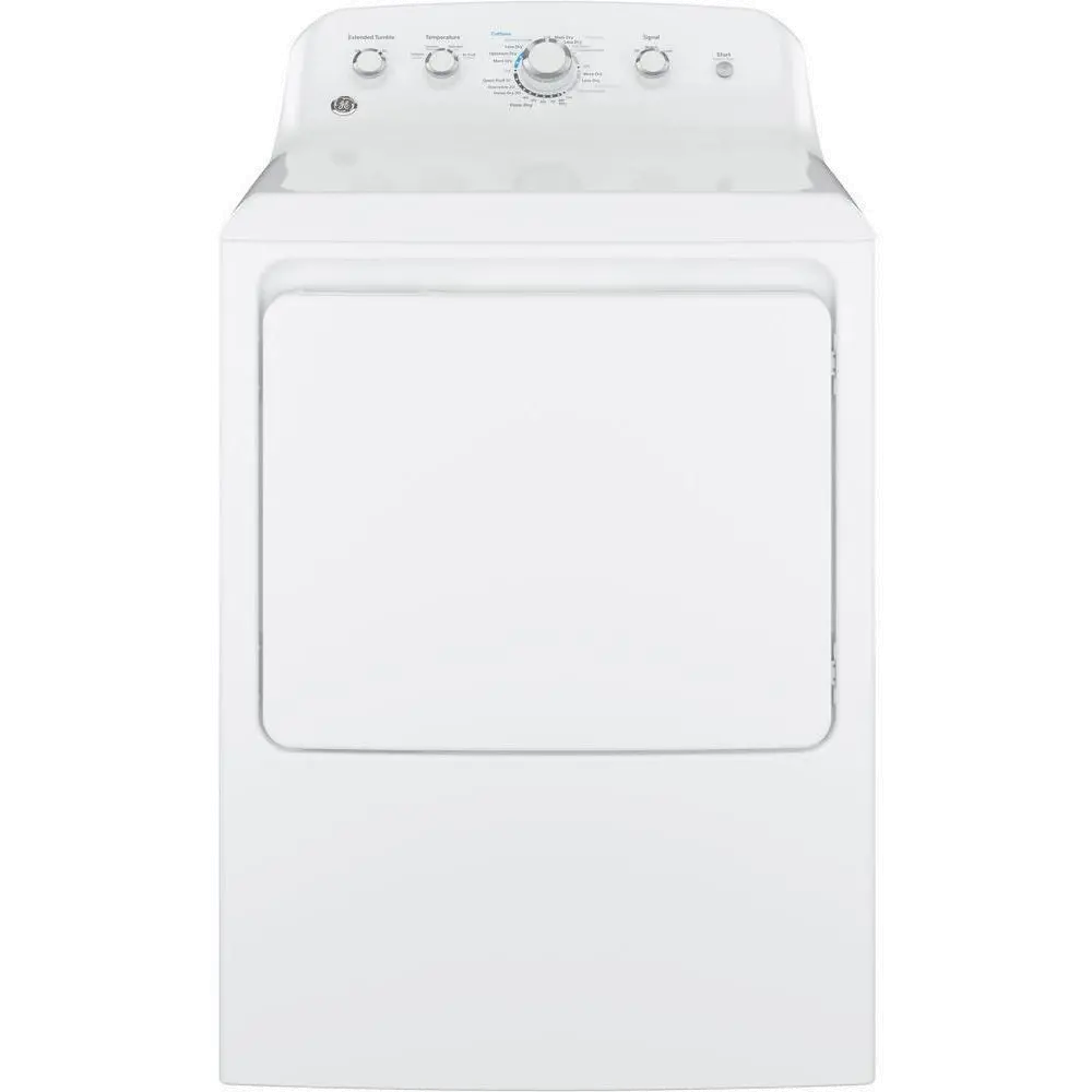 GTD42EASJWW GE Electric Dryer with Auto Dry - 7.2 cu. ft. White-1