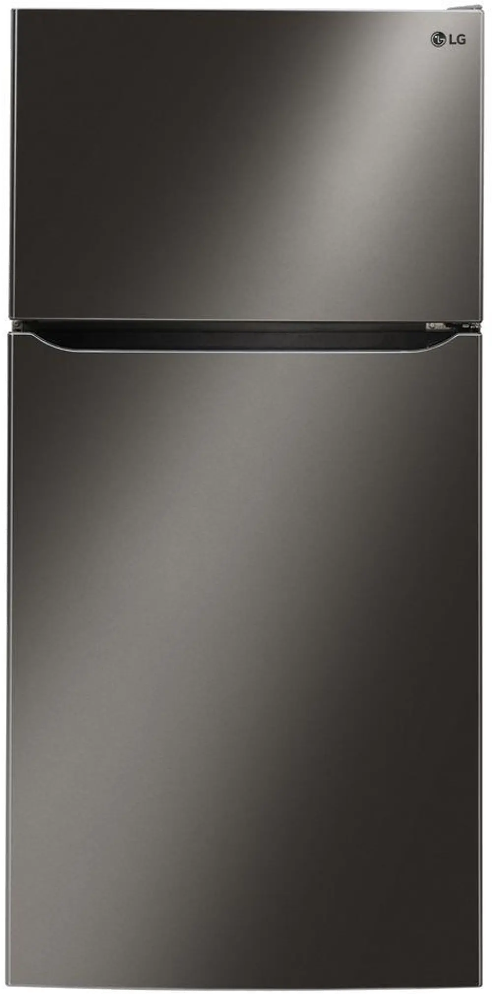 LTCS24223D LG 23.8 cu. ft. Top Freezer Refrigerator - 33 Inch Black Stainless Steel-1