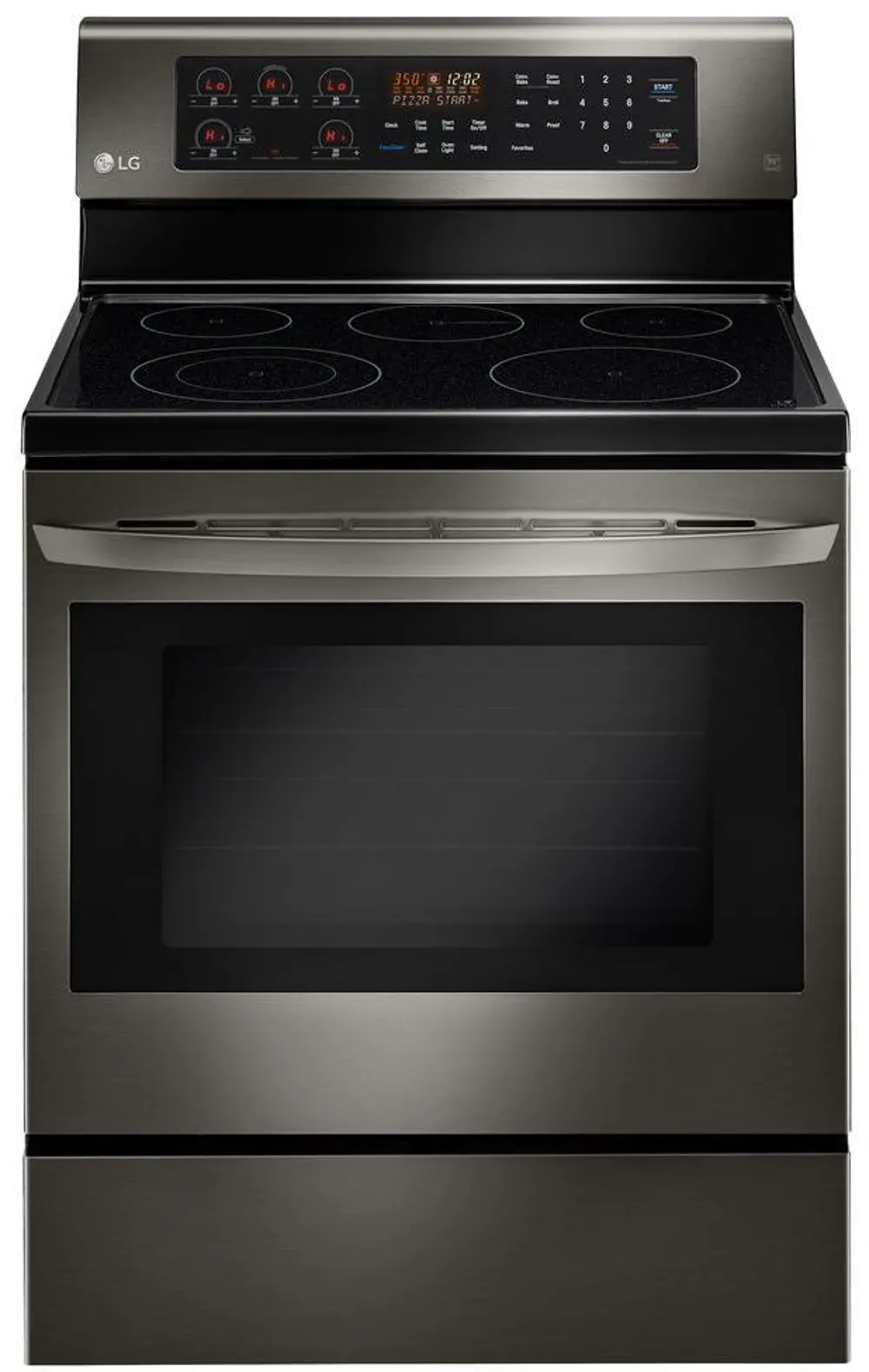 LRE3083BD LG 30 Inch 6.3 cu. ft. Electric Range - Black Stainless Steel-1