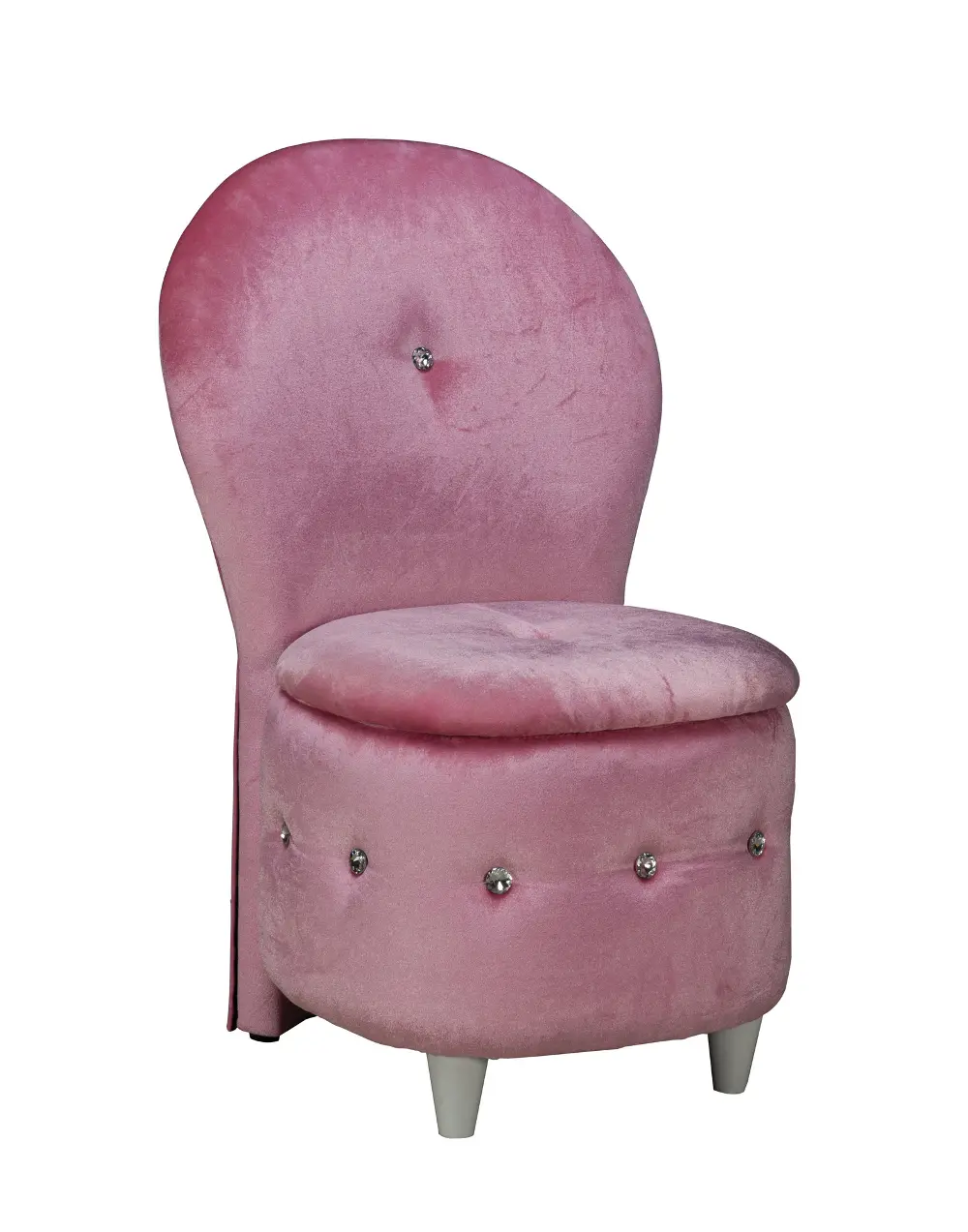 Parisian Pink Sit-n-Store Chair-1