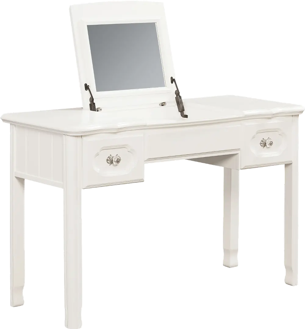 Adrian White Classic Vanity Desk-1