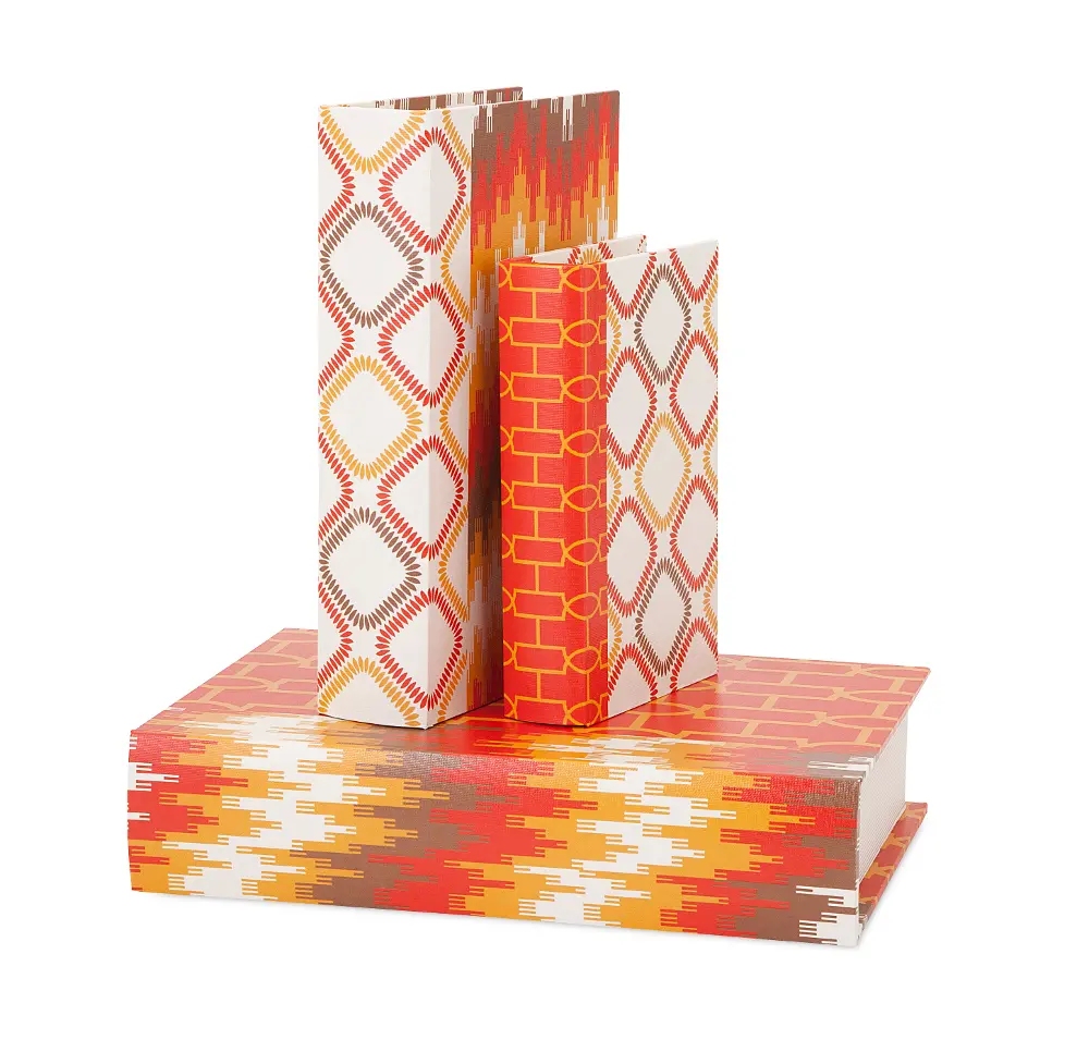 8 Inch Energetic Multi-Color Book Box-1