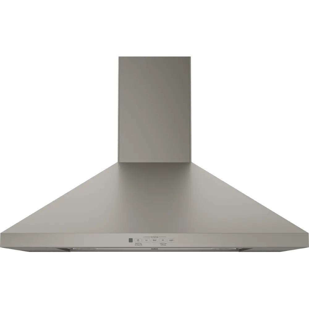 JVW5301EJES GE 30 Inch Pyramid Chimney Hood - Slate-1