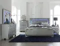 Allura Gray 4 Piece Queen Bedroom Set