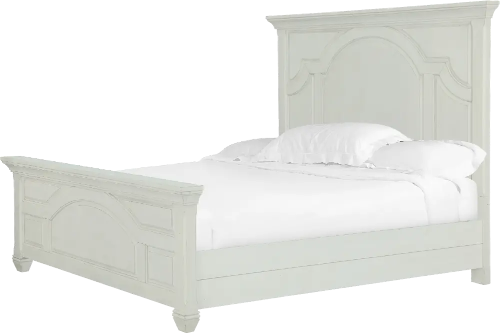 White Classic Cottage Queen Bed - Hancock Park-1