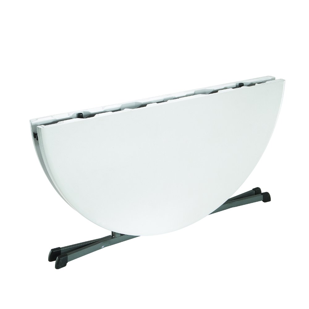 Lifetime 5 Foot Fold In Half Round Table White Rc Willey Furniture Lifetime 5 Foot Fold In Half Round Table White Rc Willey Furniture