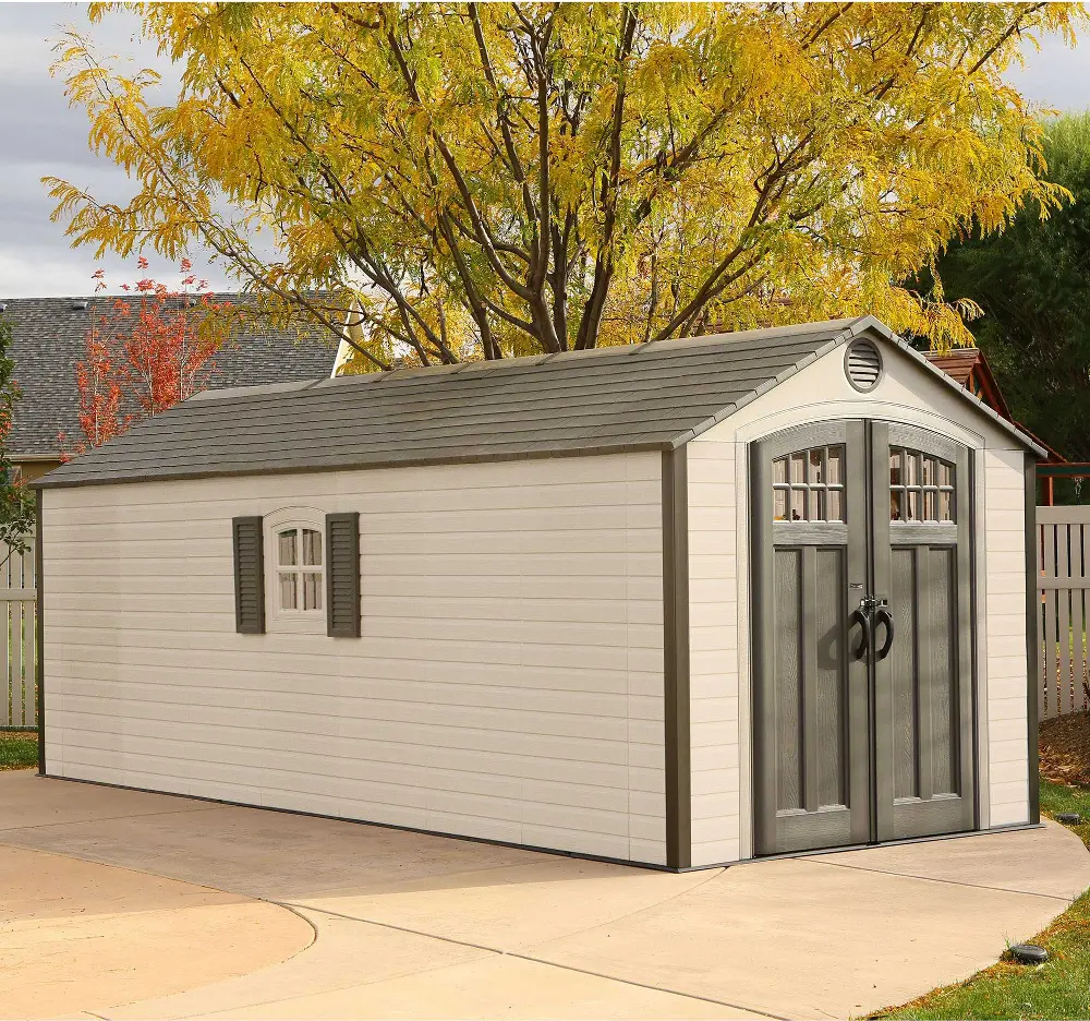 60120 Lifetime 8 ft. x 20 ft. Outdoor Storage Shed-1