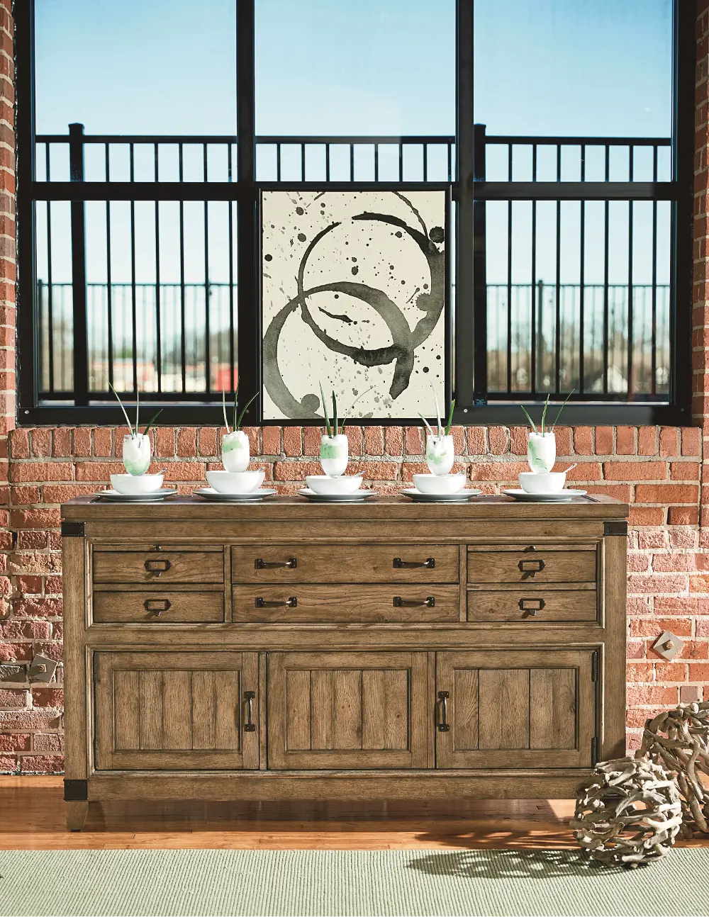 Metalworks Chic Dining Credenza-1