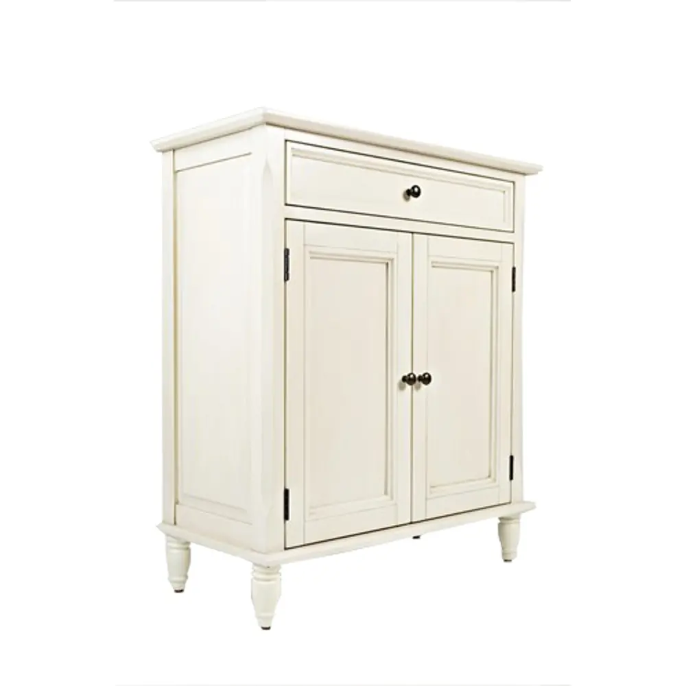 Ivory 2 Door and 1 Drawer Accent Cabinet - Avignon-1