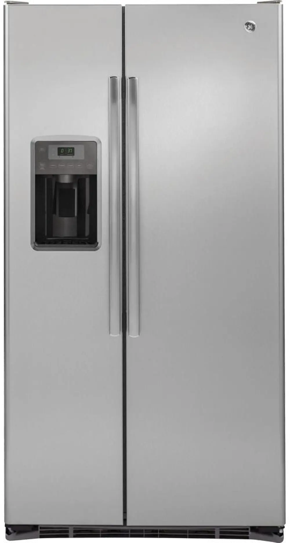 GZS22DSJSS GE 22 cu ft Side by Side Refrigerator - Counter Depth Stainless Steel-1