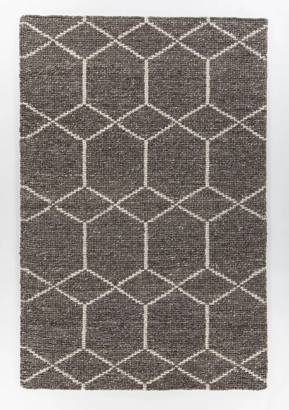 8 x 11 Large Contemporary Gray Area Rug - Slone-1