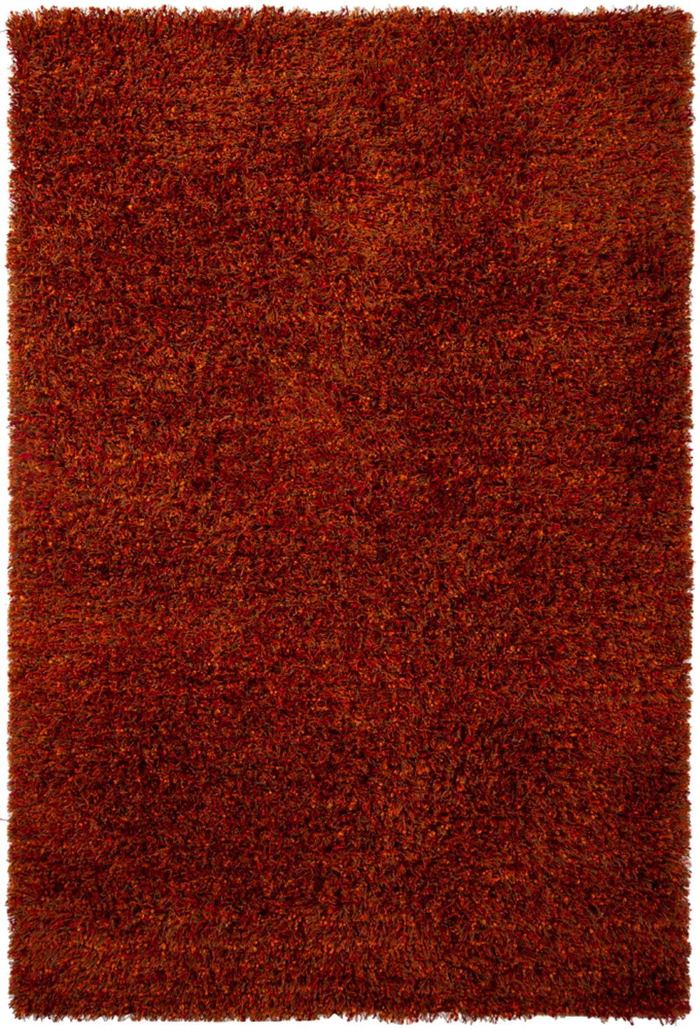 8 x 11 Large Contemporary Red-Orange Area Rug - Mai-1