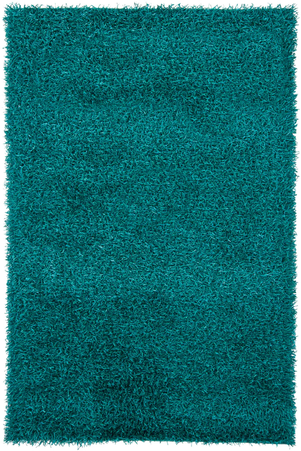 5 x 8 Medium Contemporary Blue Shag Rug - Zara-1