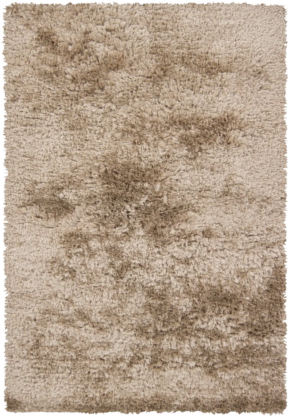 8 x 11 Large Contemporary Taupe Shag Rug - Celecot-1
