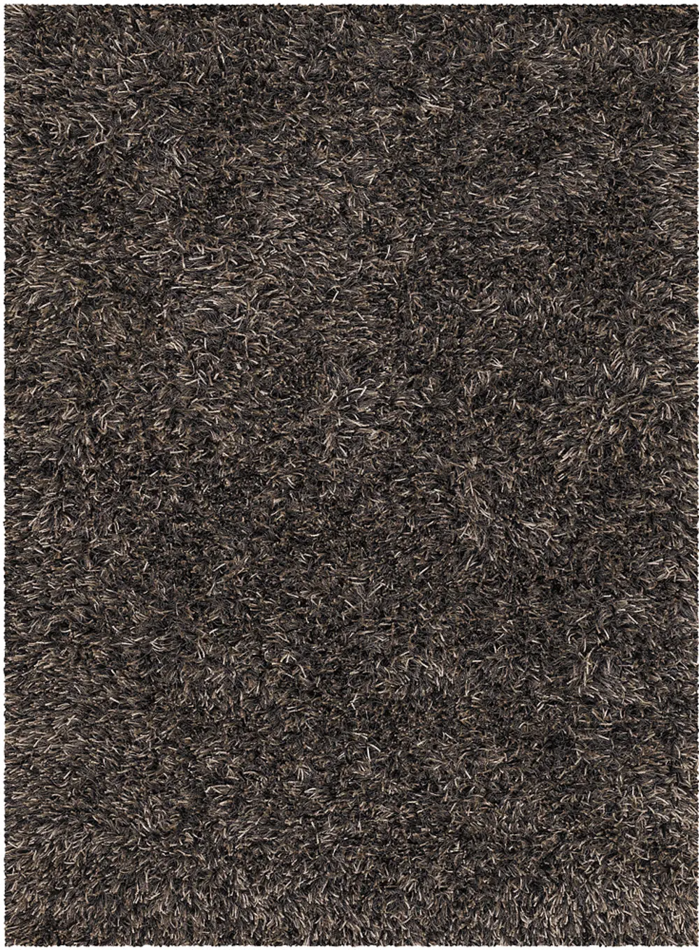 8 x 11 Large Contemporary Black and Beige Area Rug - Tulip-1