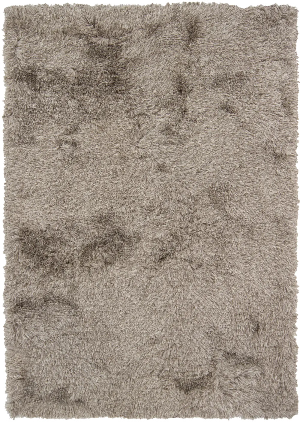 5 x 8 Medium Contemporary Charcoal Gray Shag Rug - Vani-1