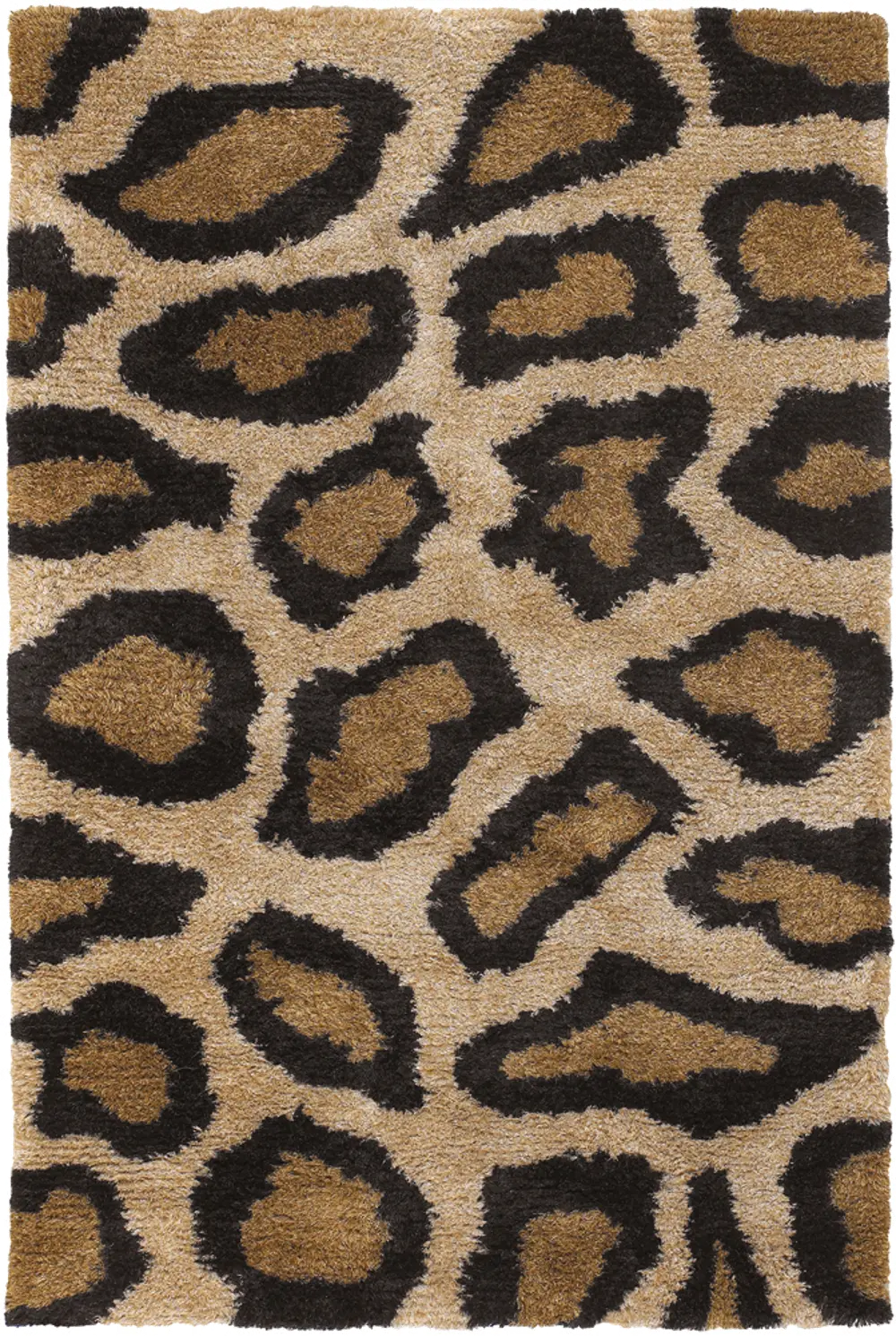 8 x 11 Large Cheetah Print Tan Area Rug - Amazon-1