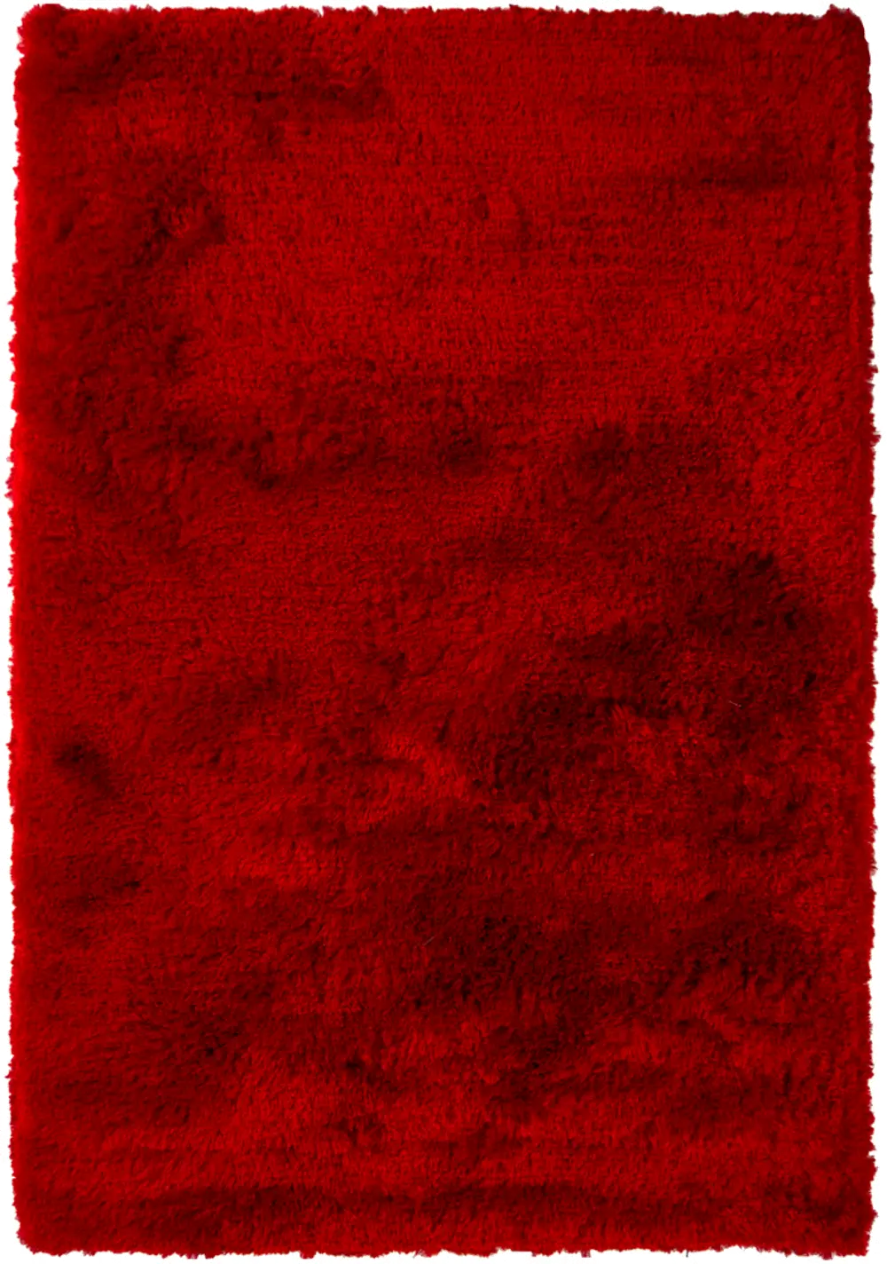 8 x 11 Large Contemporary Red Shag Rug - Naya-1