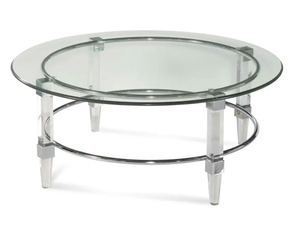 Round Cocktail Table - Cristal-1