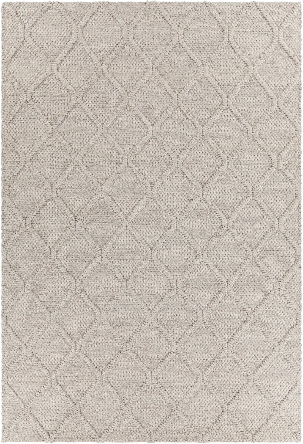 5 x 8 Medium Contemporary Gray Area Rug - Sujan-1